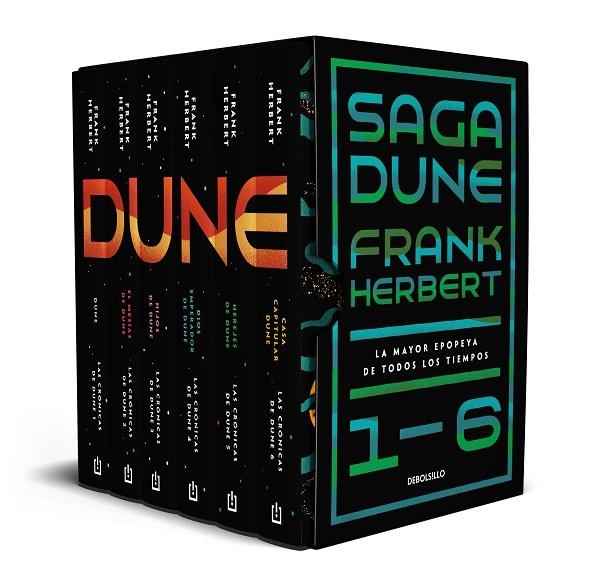 Saga Dune 1-6 : La mayor epopeya de todos los tiempos | 9788466361897 | Frank Herbert | Librería Castillón - Comprar libros online Aragón, Barbastro