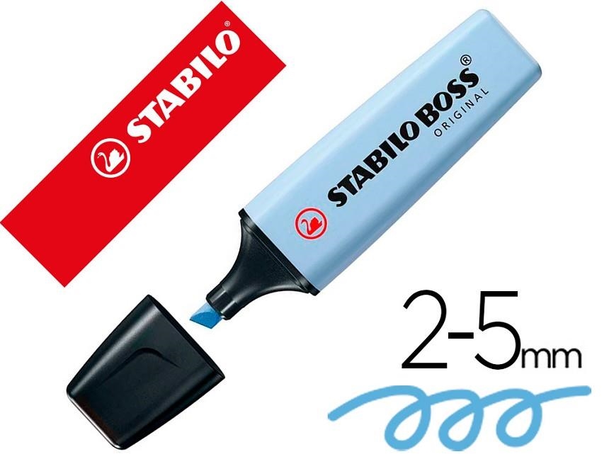 ROTULADOR FLUORESCENTE STABILO BOSS 70/112 AZUL PASTEL AZUL VENTOSO | 4006381566018 | Librería Castillón - Comprar libros online Aragón, Barbastro