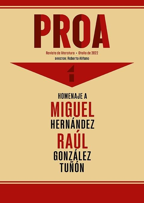 Proa. Revista de literatura. 1 | 9788419026040 | VV.AA | Librería Castillón - Comprar libros online Aragón, Barbastro