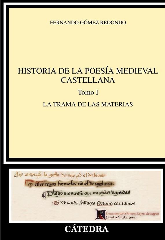 Historia de la poesía medieval castellana  I | 9788437641867 | Gómez Redondo, Fernando | Librería Castillón - Comprar libros online Aragón, Barbastro