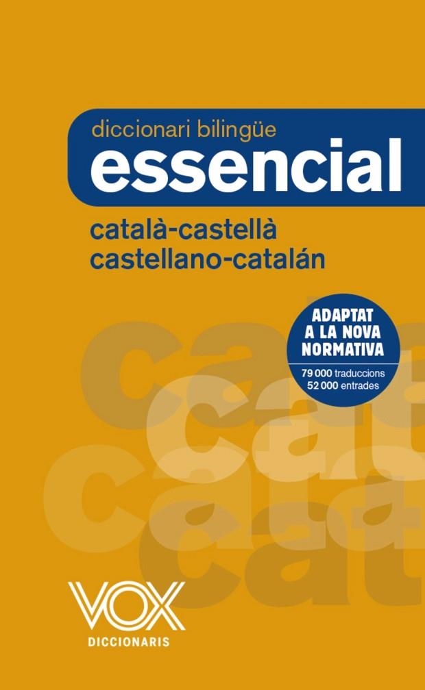 Diccionari Essencial Castellano-Catalán / Català-Castellà | 9788499742717 | Vox Editorial | Librería Castillón - Comprar libros online Aragón, Barbastro