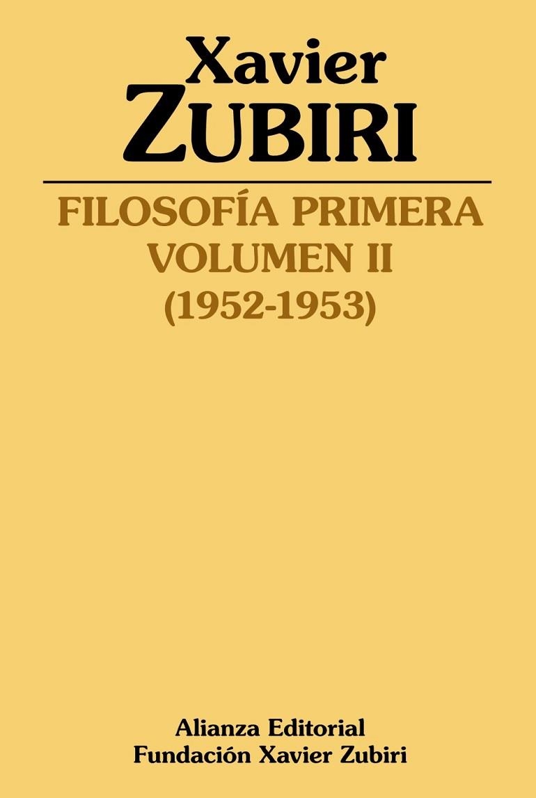 Filosofía primera (1952-1953) | 9788413627298 | Zubiri, Xavier | Librería Castillón - Comprar libros online Aragón, Barbastro