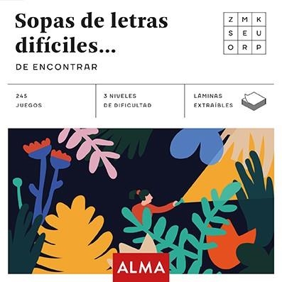 Sopa de letras difíciles de encontrar | 9788417430283 | VV.AA. | Librería Castillón - Comprar libros online Aragón, Barbastro