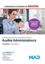 Auxiliar Administrativo temario volumen 1. DGA 2023 | 9788414265420 | GUERRERO ARROYO, José Antonio | Librería Castillón - Comprar libros online Aragón, Barbastro