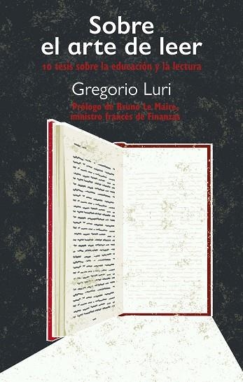 Sobre el arte de leer | 9788419271792 | Luri, Gregorio | Librería Castillón - Comprar libros online Aragón, Barbastro