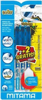 BOLIGRAFO BORRABLE AZUL GOODY 1mm gGEL 2+1+1 GOMA | 8026624628002 | Librería Castillón - Comprar libros online Aragón, Barbastro