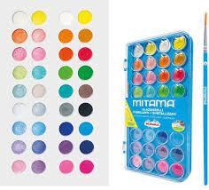 SET 36 ACUARELAS 18 COLORES BRILLANTES Y+ 18 COLORES METALIZADOS CON PINCEL | 8026624628194 | Librería Castillón - Comprar libros online Aragón, Barbastro