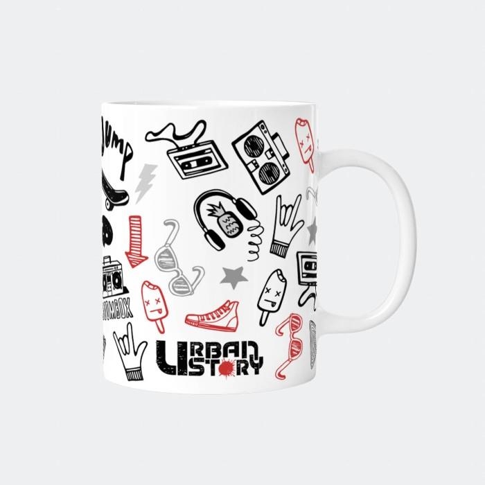 TAZA LOVELY STORY URBAN BLANCO | 8435458035588 | Librería Castillón - Comprar libros online Aragón, Barbastro