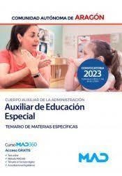 Auxiliar de educacióin especial temario de materias específicas ed 2023 | 9788414265826 | VV.AA. | Librería Castillón - Comprar libros online Aragón, Barbastro