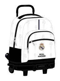 MOCHILA GRANDE CON RUEDAS COMPACT EXT. REAL MADRID ª EQUIPACION | 8412688488889 | Librería Castillón - Comprar libros online Aragón, Barbastro