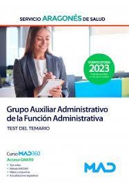 AUXILIAR ADMINISTRATIVO TEST DE TEMARIO ED.2023 | 9788414267370 | Librería Castillón - Comprar libros online Aragón, Barbastro