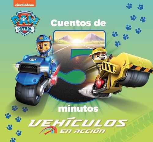 Cuentos de 5 minutos de Paw Patrol | Patrulla Canina - Vehículos en acción | 9788448863890 | Nickelodeon | Librería Castillón - Comprar libros online Aragón, Barbastro