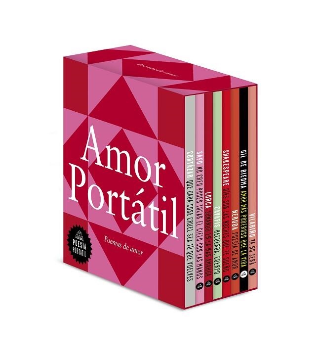 Amor portátil | 9788439742401 | Cortázar, Julio/Safo/García Lorca, Federico/Cavafis, Constantinos/Shakespeare, William/Neruda, Pablo | Librería Castillón - Comprar libros online Aragón, Barbastro