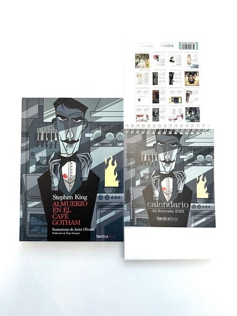 Pack Almuerzo en el café Gotham + Calendario del ilustrador 2023 | 9788419735218 | king, Stephen | Librería Castillón - Comprar libros online Aragón, Barbastro