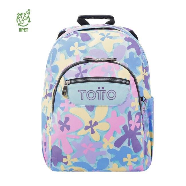 MOCHILA TOTTO ADAPTABLE A CARRO ACUARELES FLORES HAWAIANAS  6JS | 7704758727471 | Librería Castillón - Comprar libros online Aragón, Barbastro