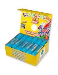 INSTANT EDUCA PLAYCOLOR BASIC ONE 12u. COLOR AZUL CLARO (CERAS EN BARRA) | 8414213108811 | Librería Castillón - Comprar libros online Aragón, Barbastro