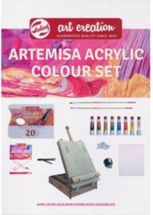 SET DE CABALLETE ARTEMISA CON PINTURA ACRILICA | 8712079507466 | Librería Castillón - Comprar libros online Aragón, Barbastro