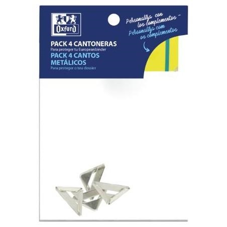 CANTONERAS OXFORD PARA CARPETAS DE ANILLAS (PACK CON 4 UNIDADES) | 8427291038321 | Librería Castillón - Comprar libros online Aragón, Barbastro