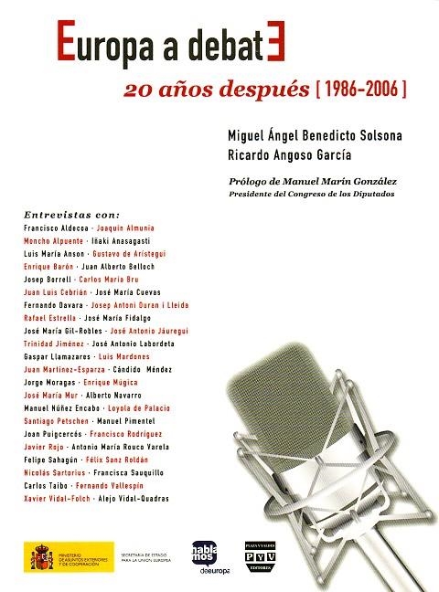 EUROPA A DEBATE : 20 AÑOS DESPUES 1986-2006 | 9788493439590 | BENEDICTO SOLSONA, MIGUEL ANGEL; ANGOSO GARCIA, RI | Librería Castillón - Comprar libros online Aragón, Barbastro