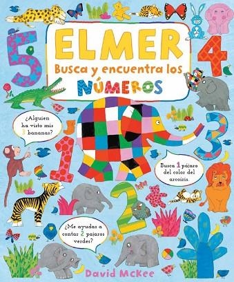 Busca y encuentra los números de Elmer | 9788448863418 | David McKee | Librería Castillón - Comprar libros online Aragón, Barbastro