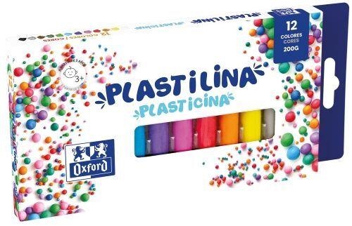 PLASTILINA OXFORD 12 COLORES 200GR | 5901466240199 | Librería Castillón - Comprar libros online Aragón, Barbastro