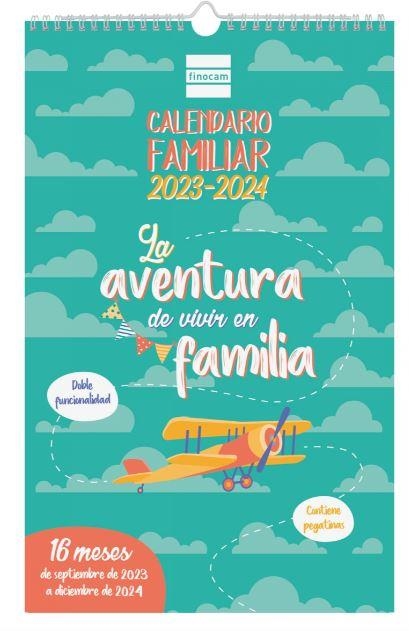 CALENDARIO PARED FAMILIAR 16 MESES FINOCAM AVENTURA BASIC 540200124 | 8422952358602 | Librería Castillón - Comprar libros online Aragón, Barbastro