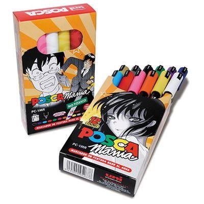 POSCA PC.1MR ESTUCHE 12 ROTULADORES COLORES BASICOS | 8435009952678 | Librería Castillón - Comprar libros online Aragón, Barbastro