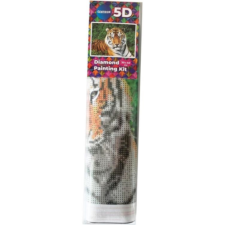 Mosaico de diamantes tigre  por números 30x40 cm SE89752 | 4030969897522 | Librería Castillón - Comprar libros online Aragón, Barbastro