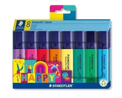 MARCADOR FLUORESCENTE STAEDTLER TEXTSURFER CLASSIC 364 C8 HA | 4007817088012 | Librería Castillón - Comprar libros online Aragón, Barbastro