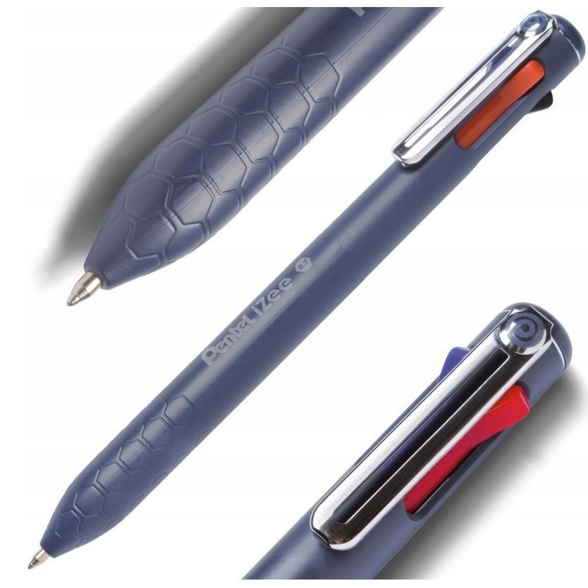 BOLIGRAFO 4 COLORES PENTEL IZEE BX467DC CUERPO AZUL MARINO | 884851059574 | Librería Castillón - Comprar libros online Aragón, Barbastro