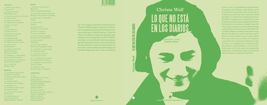 Lo que no está en los diarios | 9788412511550 | Wolf, Christa | Librería Castillón - Comprar libros online Aragón, Barbastro