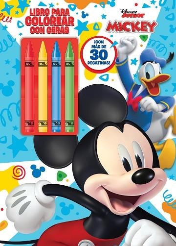 Mickey. Libro para colorear con ceras | 9788418940217 | Disney | Librería Castillón - Comprar libros online Aragón, Barbastro