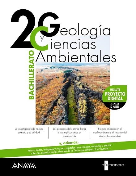 2º Bach Geología y Ciencias Ambientales 2. | 9788414329795 | Clemente Roca, Silvia / Domínguez Culebras, Aurora / Ruiz García, Ana Belén / Olmos Castelló, Antoni | Librería Castillón - Comprar libros online Aragón, Barbastro