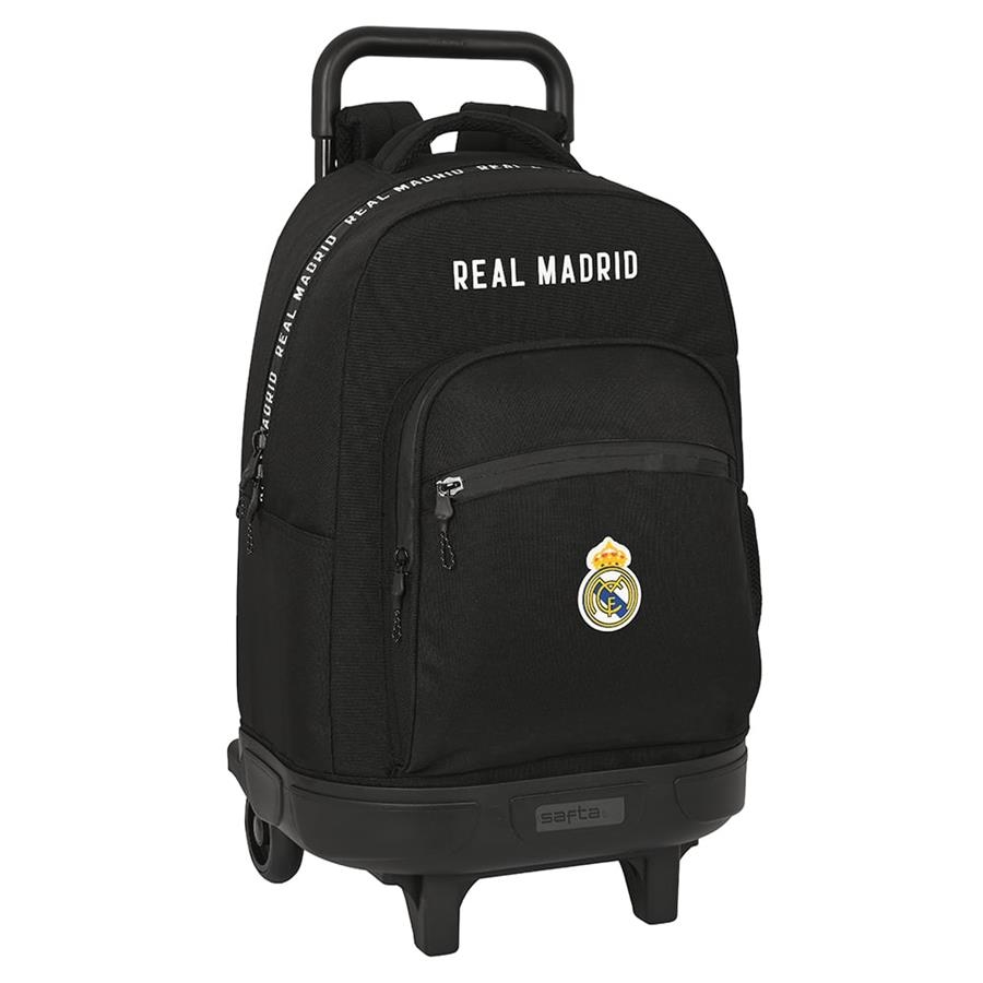 MOCHILA GDE. C/RUEDAS COMPACT EXTRAIBLE REAL MADRID CORPORATIVA 612324918 | 8412688514960 | Librería Castillón - Comprar libros online Aragón, Barbastro