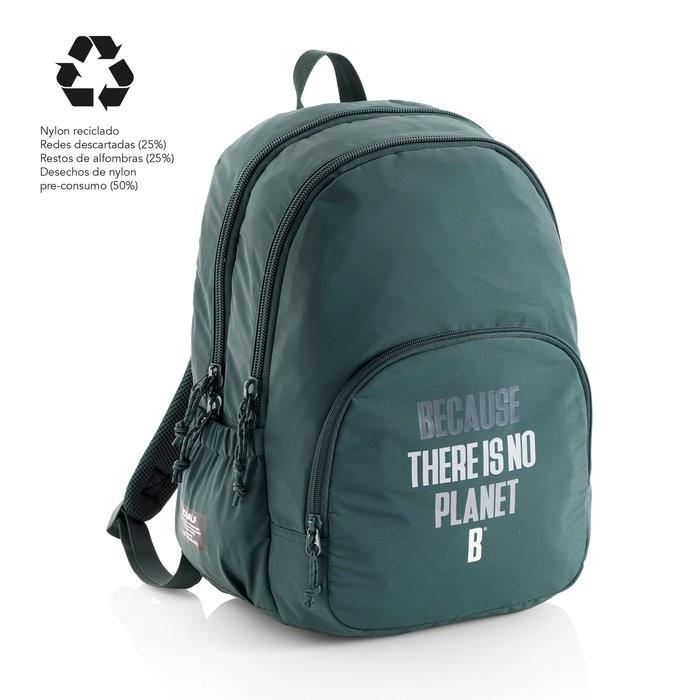 MOCHILA TRIPLE OSLO RECICL.VERDE ECOALF MR16313 | 8422593163139 | Librería Castillón - Comprar libros online Aragón, Barbastro