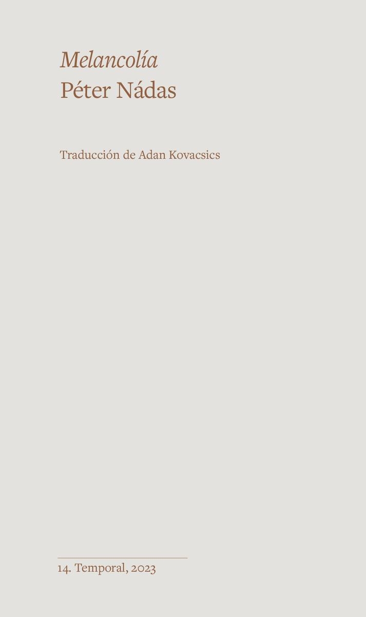 Melancolía | 9788412656121 | Nádas, Péter | Librería Castillón - Comprar libros online Aragón, Barbastro