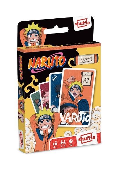 JUEGO CARTAS NARUTO FUN PANELES BARAJA DE 3 JUEGOS EN 1 | 5411068870286 | Librería Castillón - Comprar libros online Aragón, Barbastro