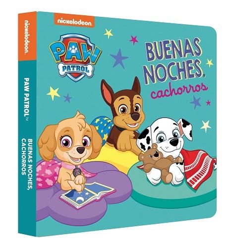 Paw Patrol | Patrulla Canina. Libro de cartón - Buenas noches, cachorros | 9788448863692 | Nickelodeon | Librería Castillón - Comprar libros online Aragón, Barbastro