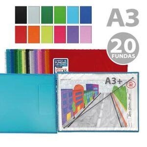 CARPETA 20 FUNDAS A3 HORIZONTAL COLORLINE - COLORES SURTIDOS | 8435258121115 | Librería Castillón - Comprar libros online Aragón, Barbastro