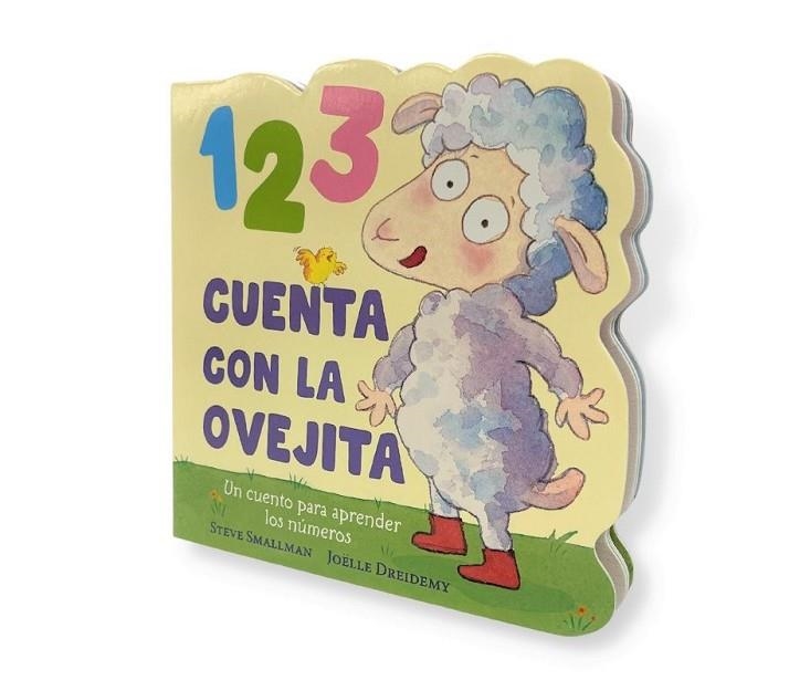 1 2 3 Cuenta con la ovejita (La ovejita que vino a cenar. Libro de cartón) | 9788448865078 | Steve Smallman | Librería Castillón - Comprar libros online Aragón, Barbastro