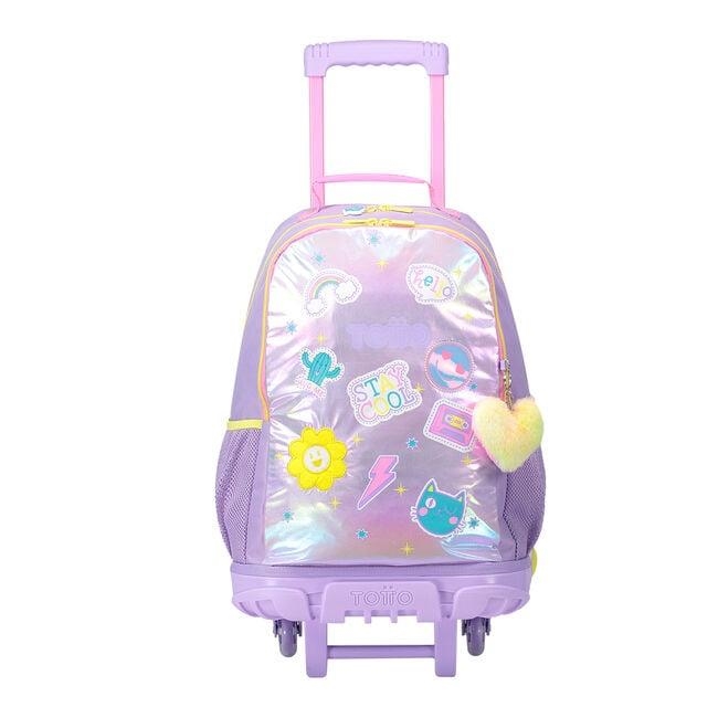 MOCHILA TOTTO BOMPER C/RUEDAS RENGLONES GLITTER 4HX | 7704758733953 | Librería Castillón - Comprar libros online Aragón, Barbastro