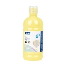 FRASCO 500ml TEMPERA AMARILLO PASTEL | 8411574104032 | Librería Castillón - Comprar libros online Aragón, Barbastro