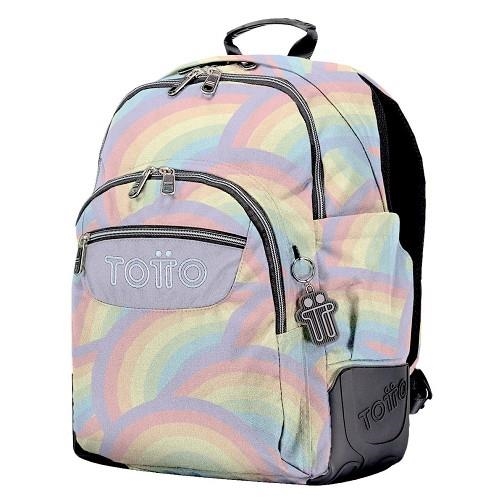 MOCHILA ESCOLAR TOTTO RAYOL ARCOIRIS 3QS ESQUINAS REFORZADAS | 7704758711395 | Librería Castillón - Comprar libros online Aragón, Barbastro