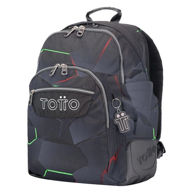 MOCHILA ESCOLAR TOTTO RAYOL FRACTAL 4YO - ESQUINAS REFORZADAS | 7704758711401 | Librería Castillón - Comprar libros online Aragón, Barbastro