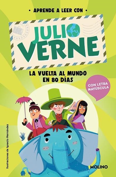 Aprende a leer con Verne - La vuelta al mundo en 80 días | 9788427237407 | Julio Verne Shia Green | Librería Castillón - Comprar libros online Aragón, Barbastro