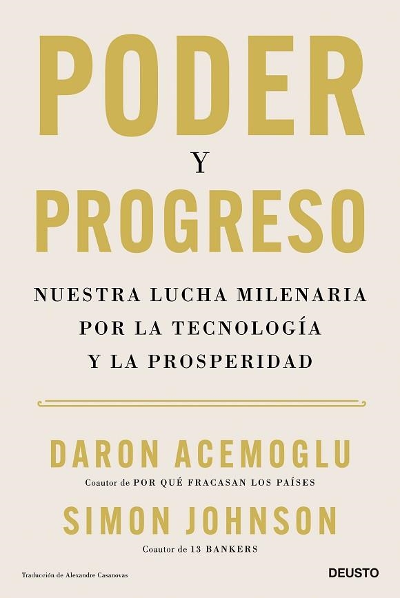 Poder y progreso | 9788423436378 | Acemoglu, Daron / Johnson, Simon | Librería Castillón - Comprar libros online Aragón, Barbastro