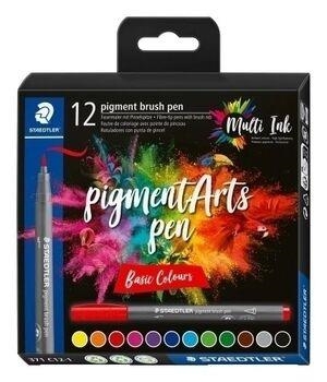 ROTULADORES PUNTA PINCEL STAEDTLER PIGMENT ARTS BRUSH PEN BASICOS 12 COLORES | 4007817096994 | Librería Castillón - Comprar libros online Aragón, Barbastro