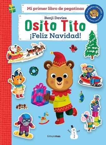 Osito Tito. Mi primer libro de pegatinas. ¡Feliz Navidad! | 9788408273035 | Davies, Benji | Librería Castillón - Comprar libros online Aragón, Barbastro