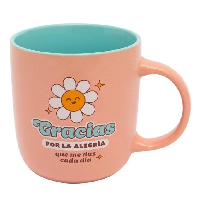 TAZA - GRACIAS POR LA ALEGRIA QUE ME DAS CADA DIA - MR WONDERFUL | 8445641034397 | Librería Castillón - Comprar libros online Aragón, Barbastro