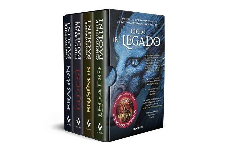 Ciclo El Legado (edición estuche con: Eragon | Eldest | Brisingr | Legado) | 9788419498526 | Christopher Paolini | Librería Castillón - Comprar libros online Aragón, Barbastro